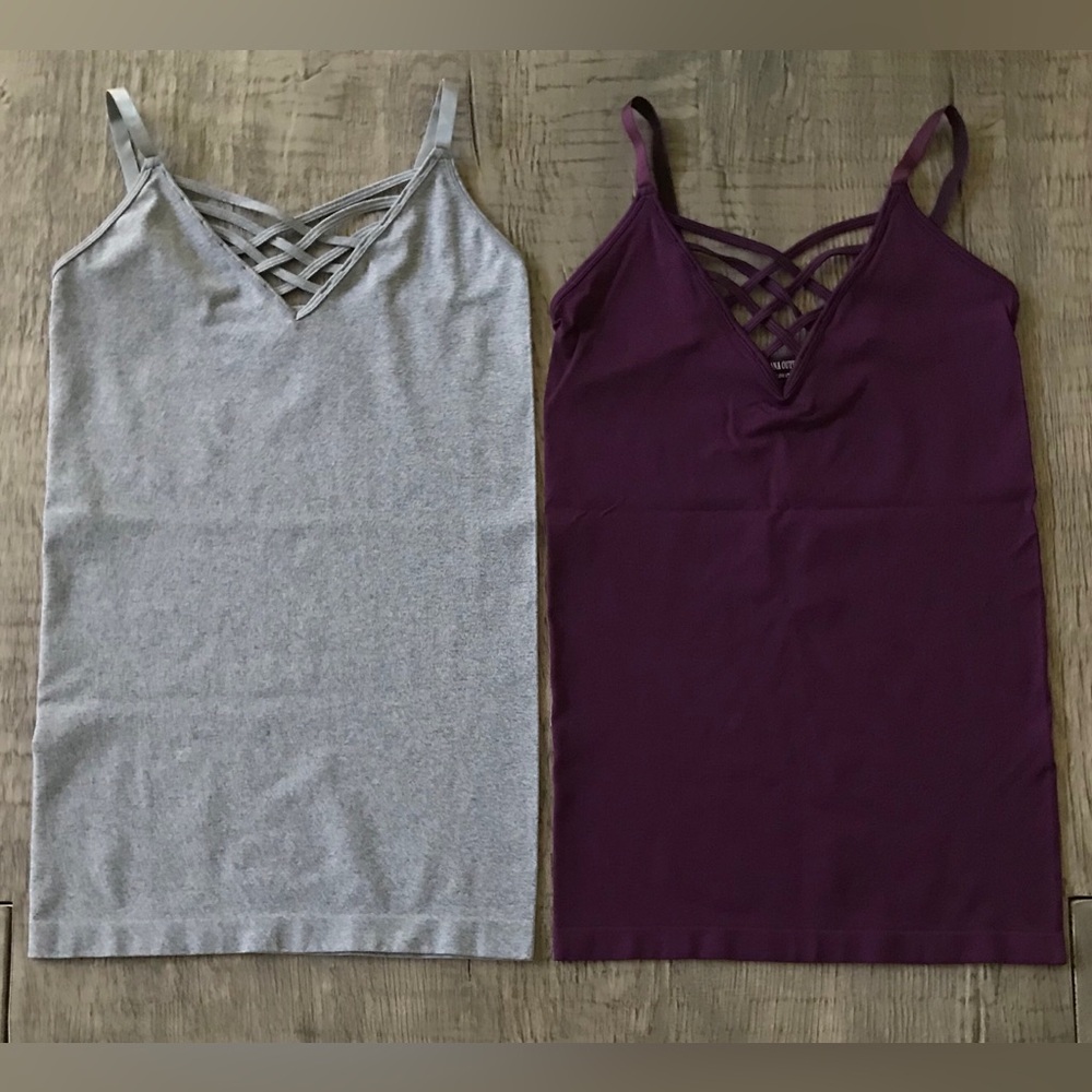 Zenana Outfitters Criss Cross Tank Top Bundle of 2 EUC